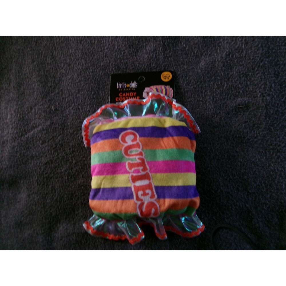 Thrills & Chills Candy Costume For Small Pets Guinea Pig New